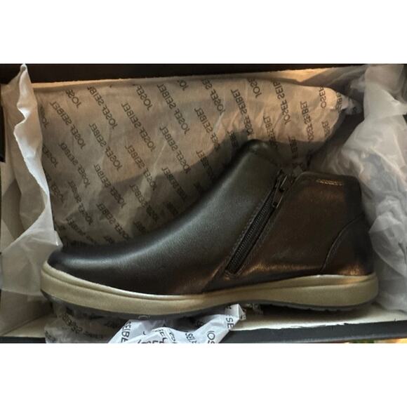 Josef Seibel 07709133100 Black Leather Caren 09 Zip Bootie Size EU 37 US 6.5 Wom - Picture 6 of 12